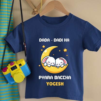 Dada Dadi Ka Pyaara Baccha - Personalised Kids Tshirt