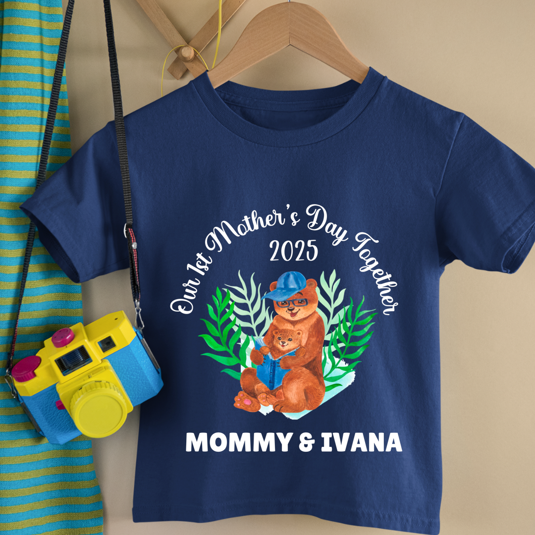 First Mother's Day Together - Personalised Kids Tshirt