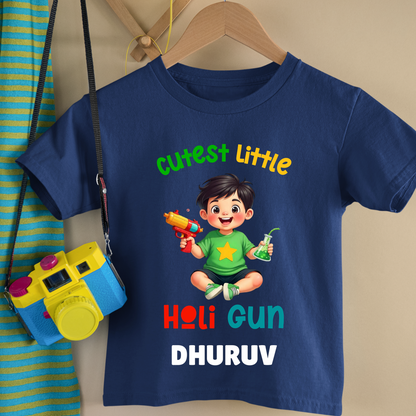 Cutest Little Holi - Custom Kids Tshirt
