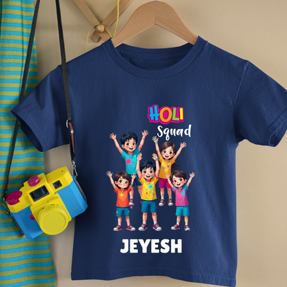 Holi Squad - Custom Kids Tshirt
