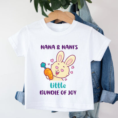 Custom Name Printed Cotton Tee | Personalised Kids Wear