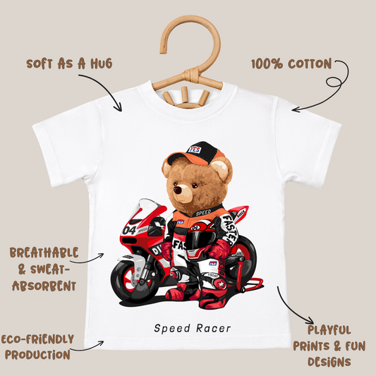 Cool Printed Cotton T Shirt | Casual Boys Outfit