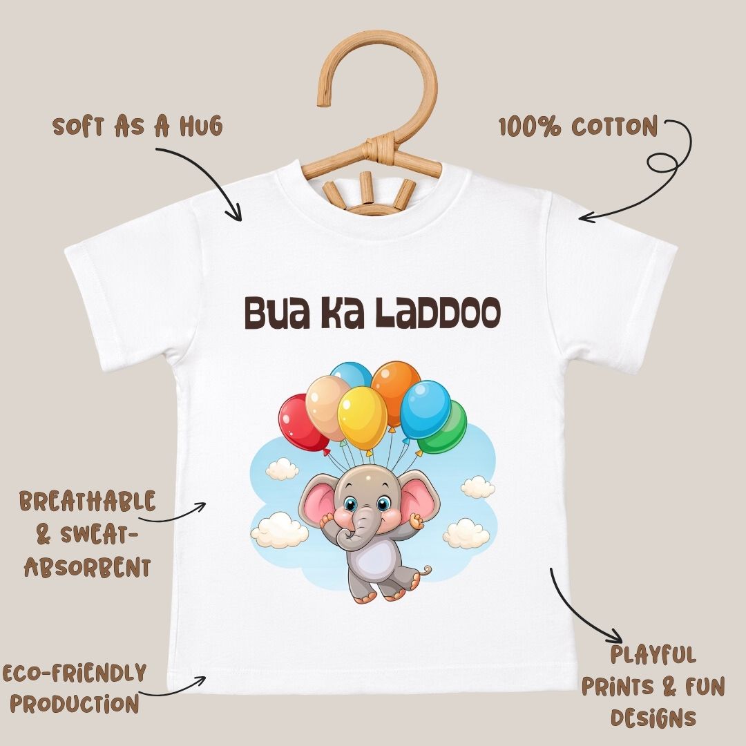 Printed Tee Cotton Casual Wear for Children | Soft T Shirt
