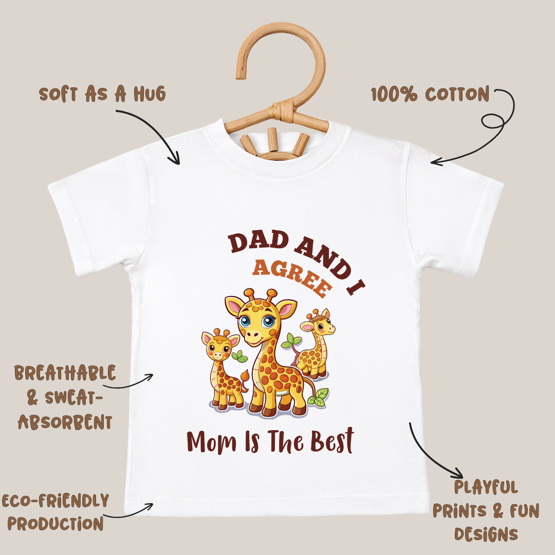 Printed Cotton T Shirt Casual Wear | Comfortable Kids Tee