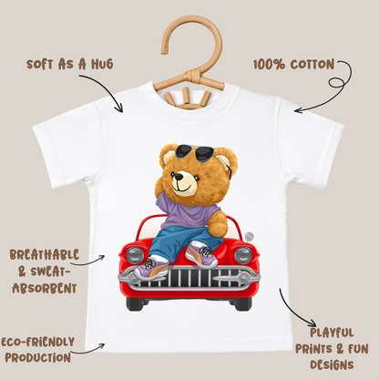 Graphic Cotton T Shirt Casual Wear for Boys | Printed Tee