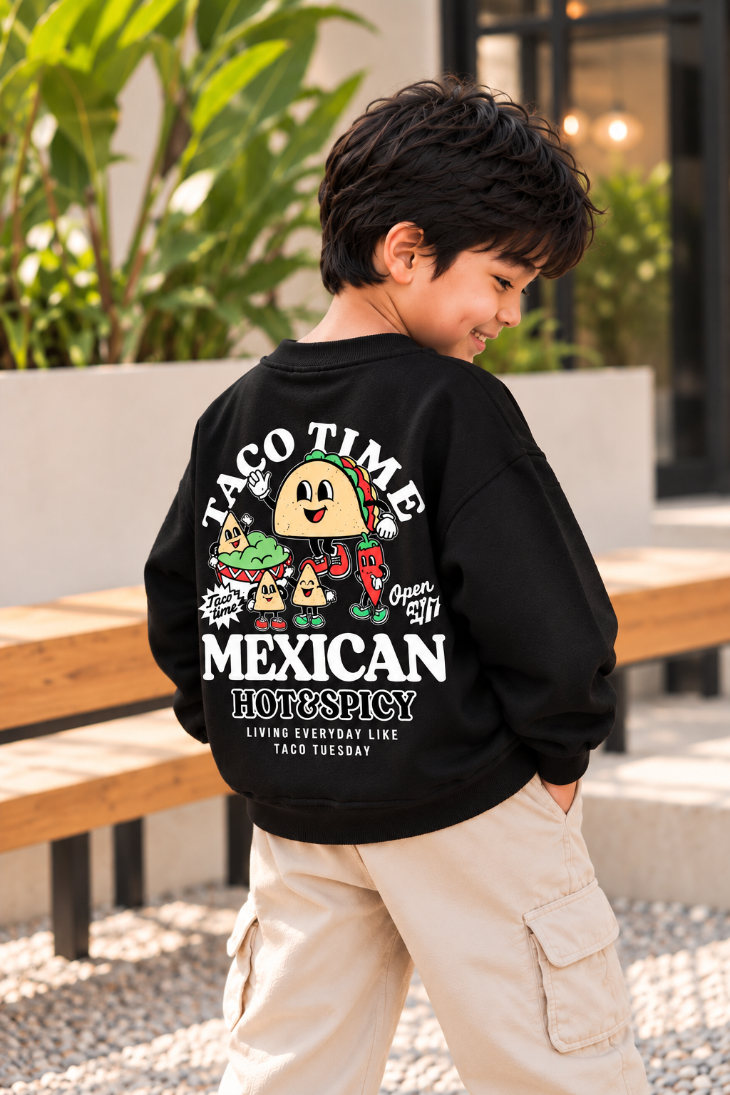 Taco Time - Oversized Sweatshirt
