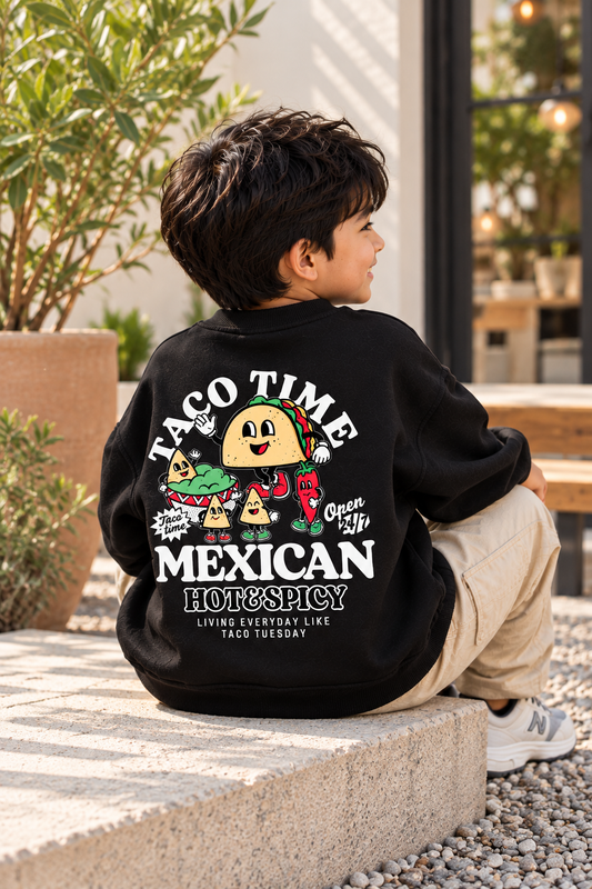 Taco Time - Oversized Sweatshirt
