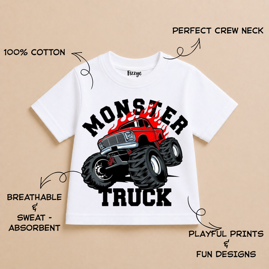 Monster Truck - Kids Tshirt