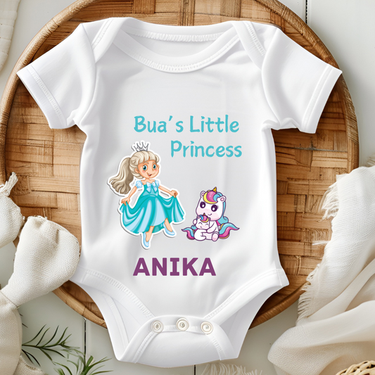 Bua's Little Princess - Custom Baby Romper