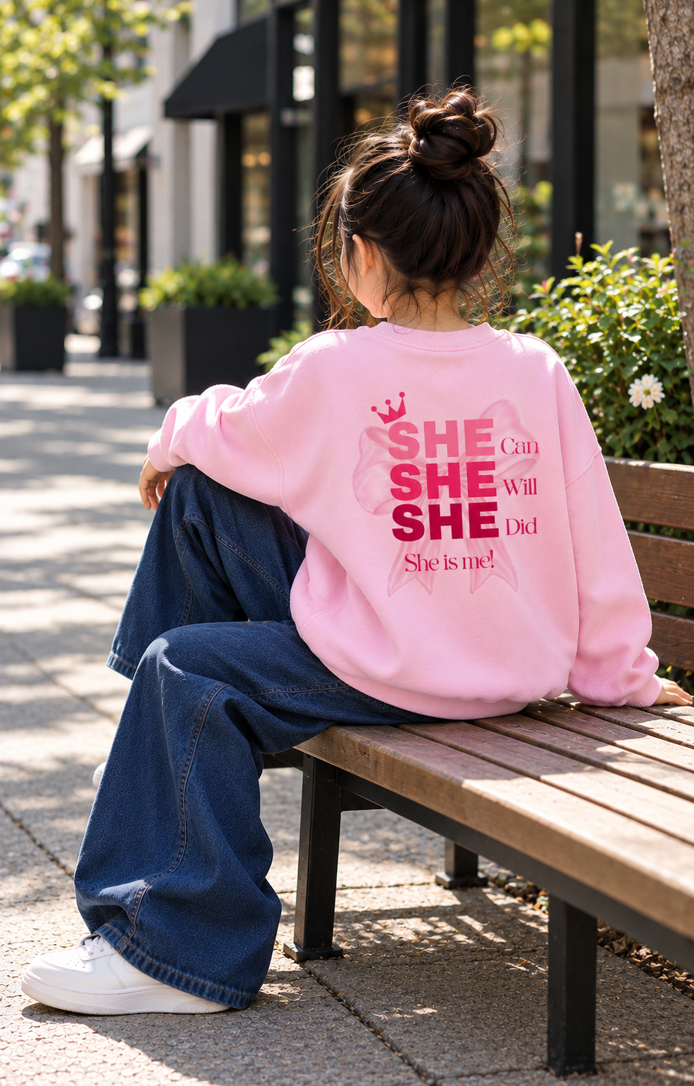 She Is Me - Oversized Sweatshirt