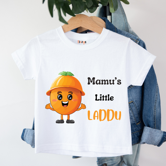 Mamu's Little Laddoo - Kids Tshirt