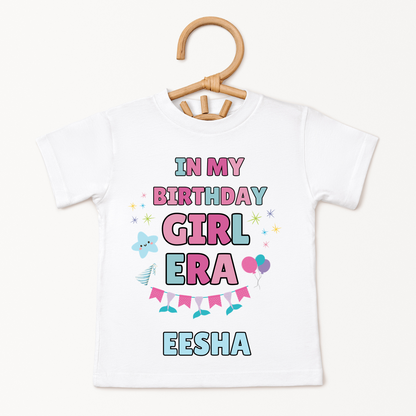 In My Bday Girl Era - Custom Kids Tee
