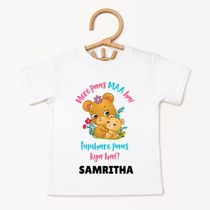 Mere Paas Maa Hai - Custom Kids Tee