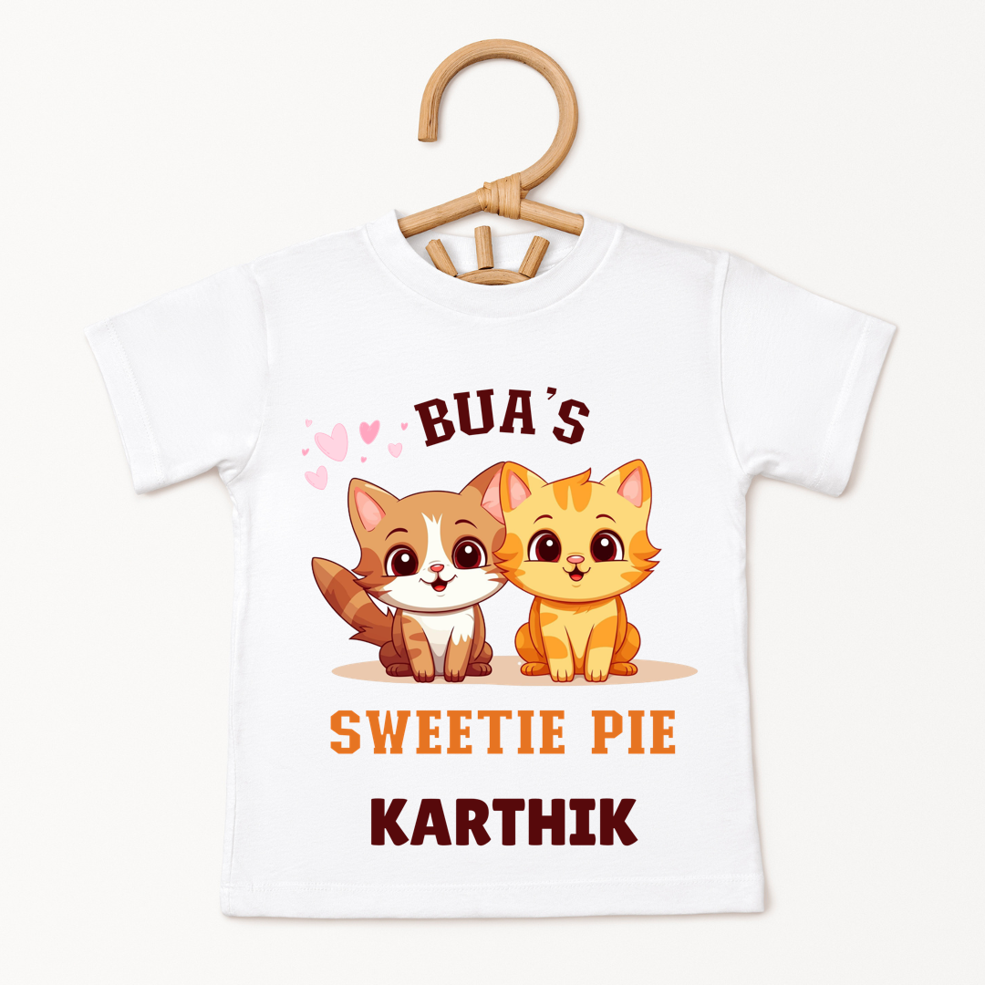 Bua's Sweetie Pie - Custom Kids Tshirt