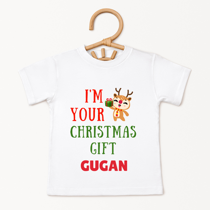 I'm Your Christmas Gift - Custom Kids Tshirt