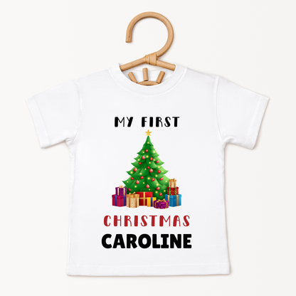 My 1st Christmas - Custom Kids Tee
