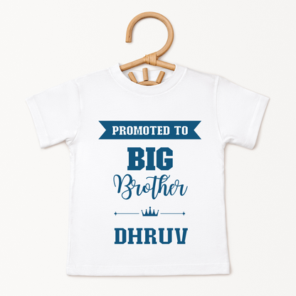 Promoted To Big Brother - Custom Kids Tee
