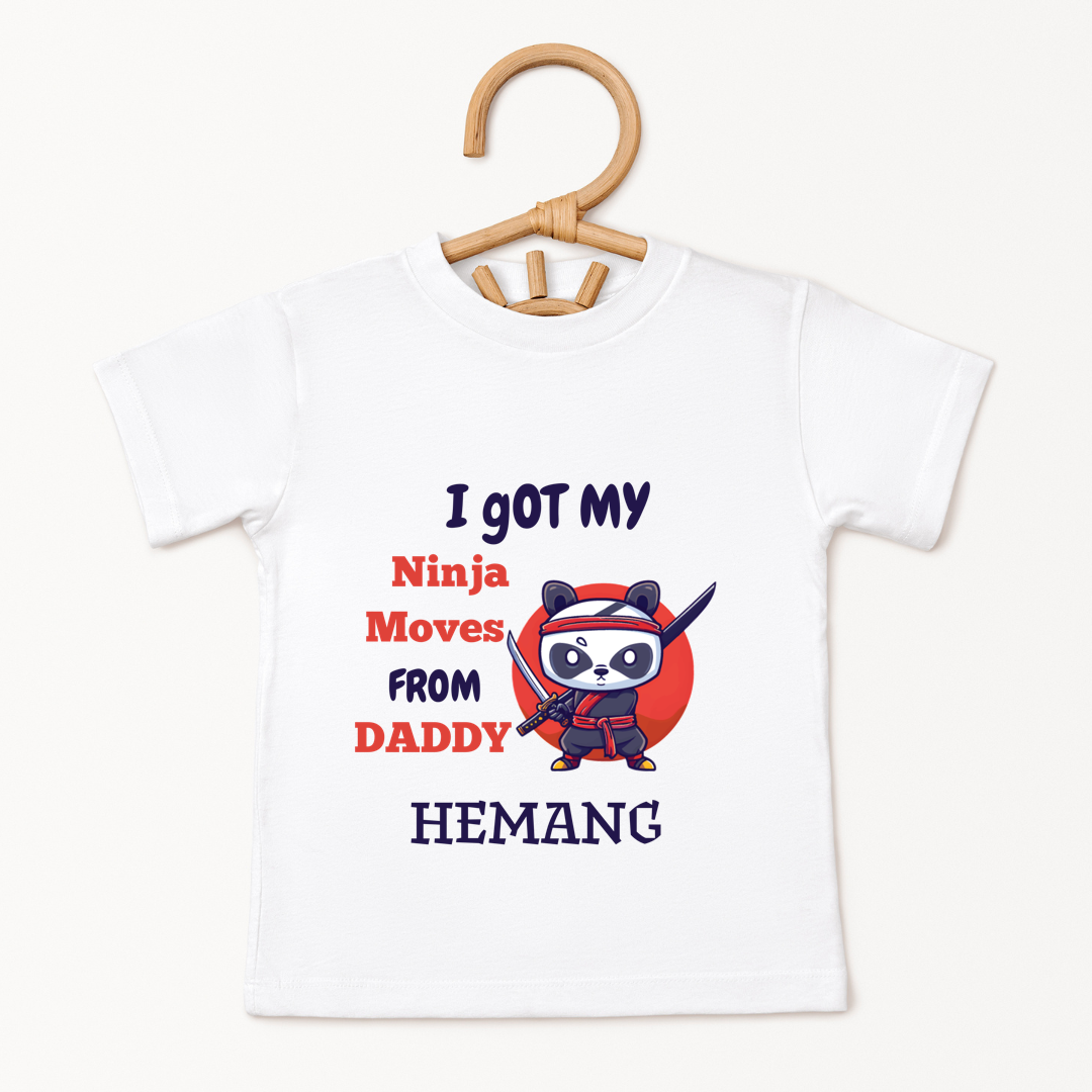 Daddy's Ninja - Custom Kids Tee