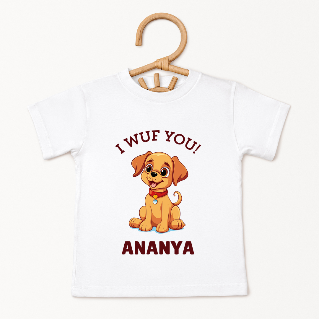 I Wuf You - Custom Kids Tee