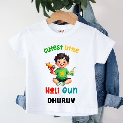 Cutest Little Holi - Custom Kids Tshirt