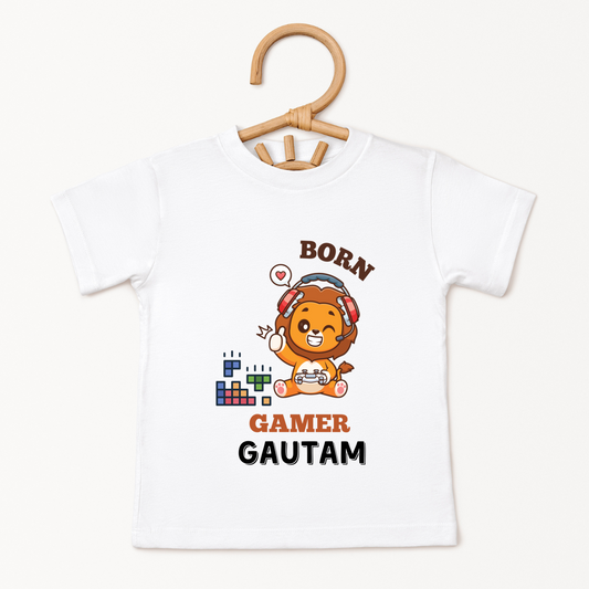 Born Gamer - Custom Kids Tee