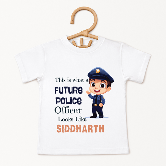 Future Police Officer - Custom Kids Tee