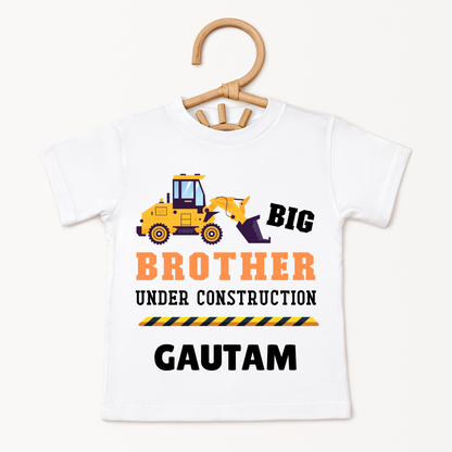 Big Brother Under Construction - Custom Kids Tee