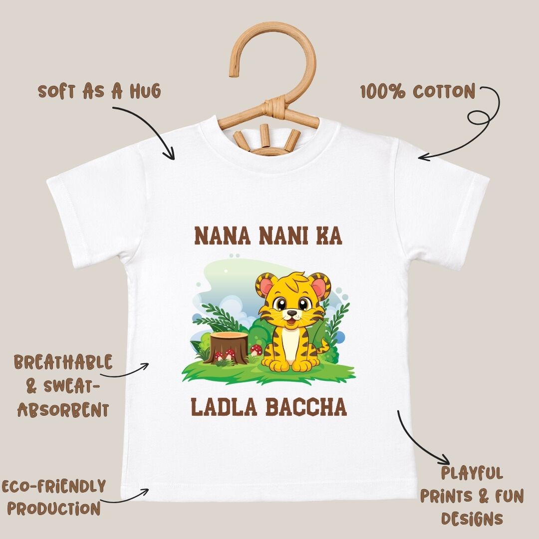 Nana Nani Ka Ladla Baccha - Kids Tee