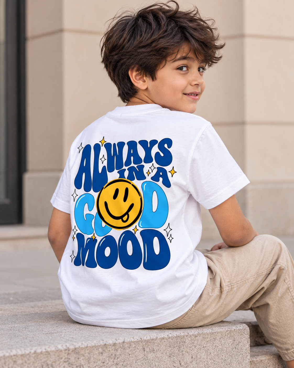 Always In A Good Mood - Kids Tshirt