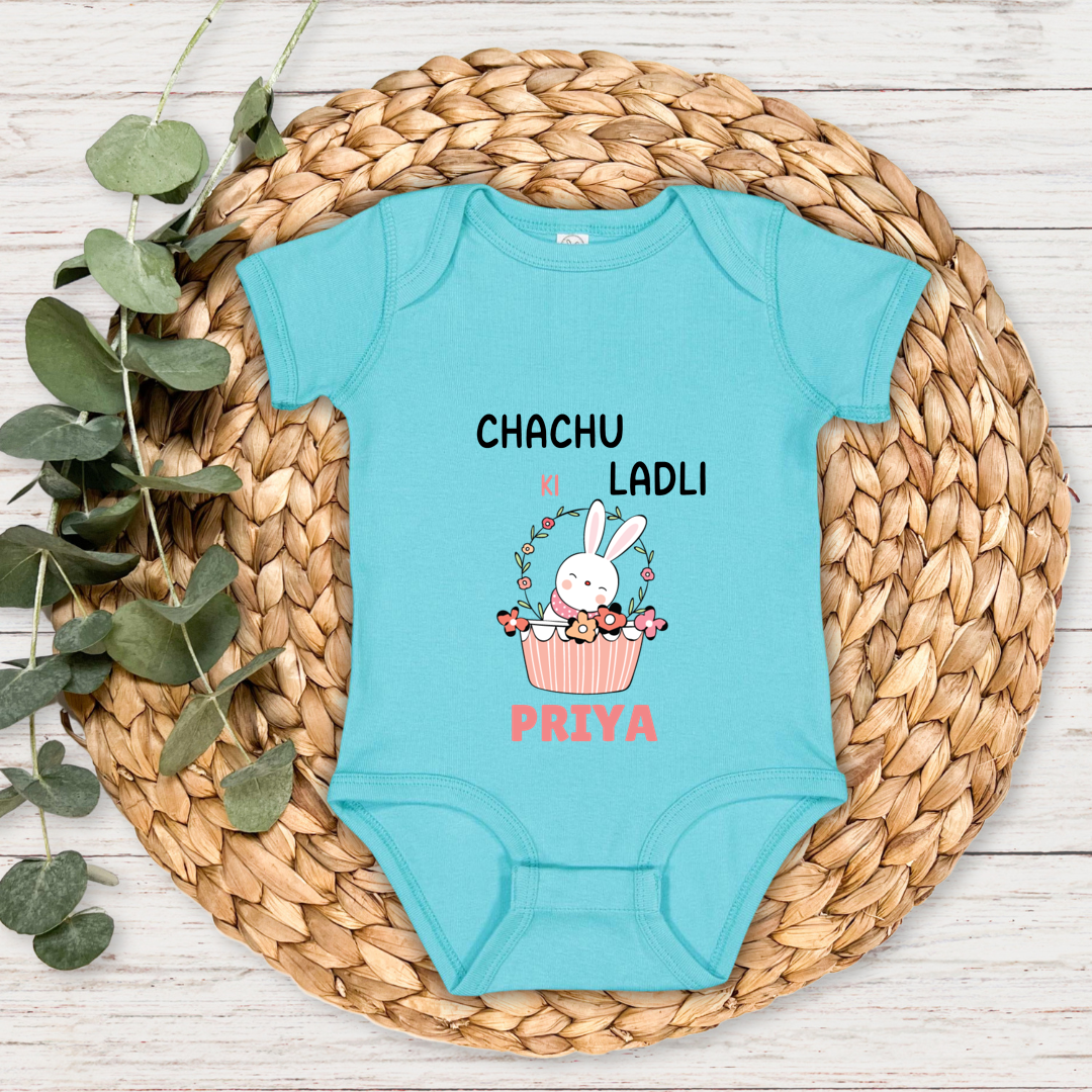 Chachu Ki Ladli - Custom Baby Romper
