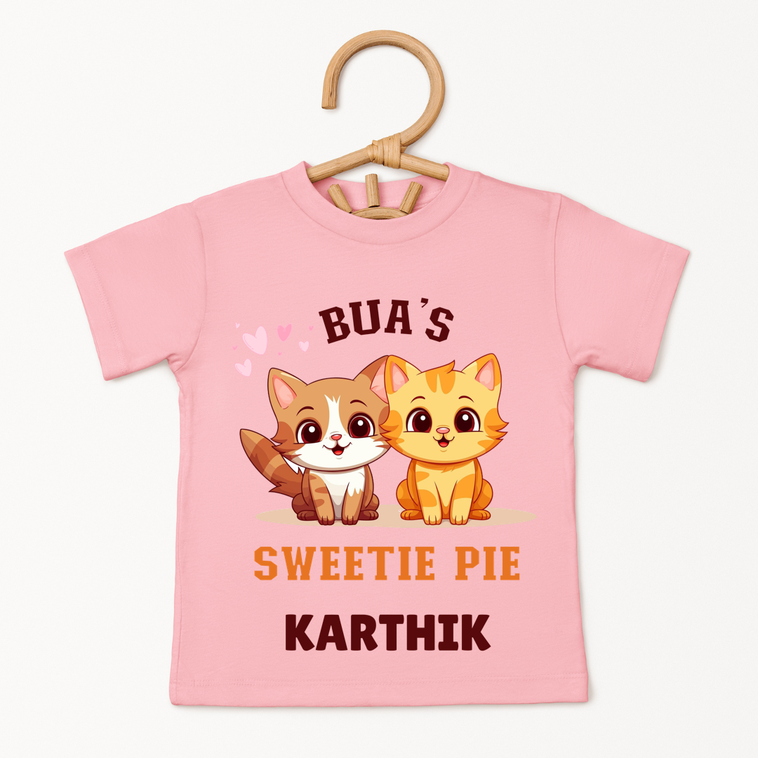 Bua's Sweetie Pie - Custom Kids Tshirt
