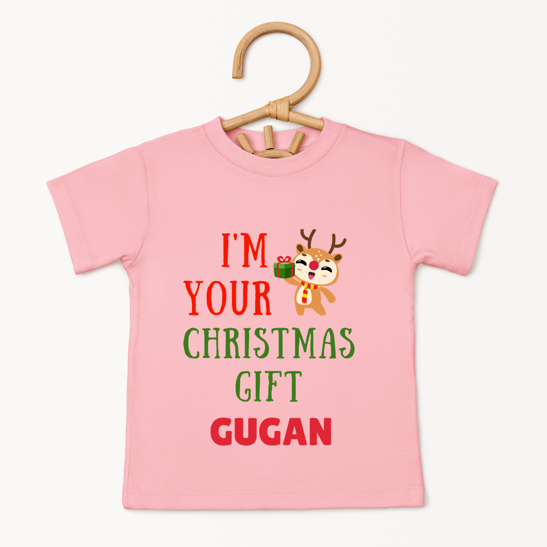 I'm Your Christmas Gift - Custom Kids Tshirt