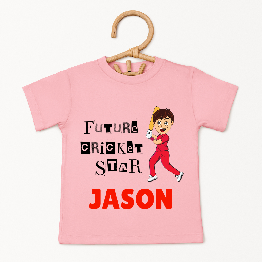 Future Cricket Star - Custom Kids Tee