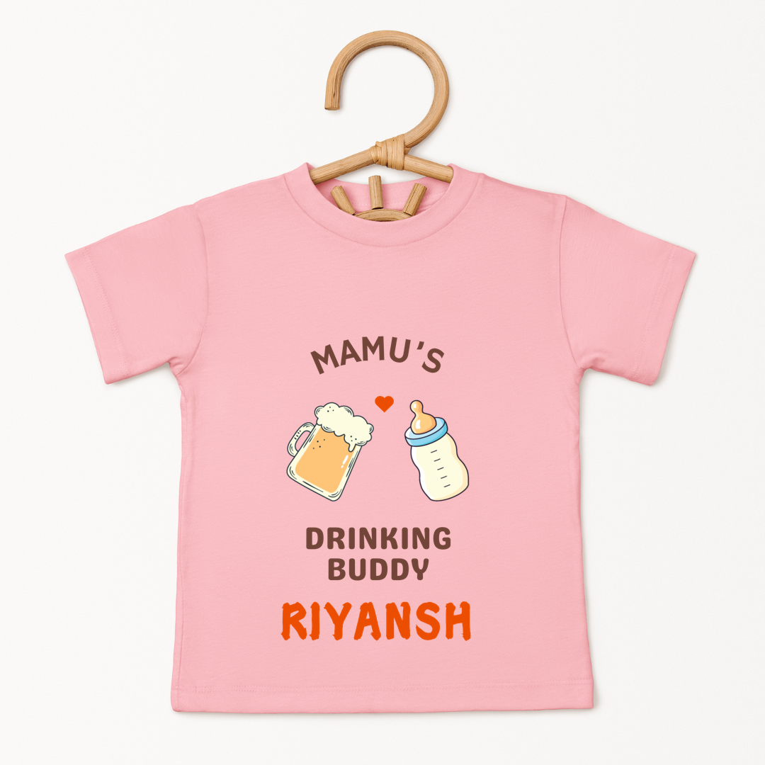 Mamu's Drinking Buddy - Custom Kids Tee