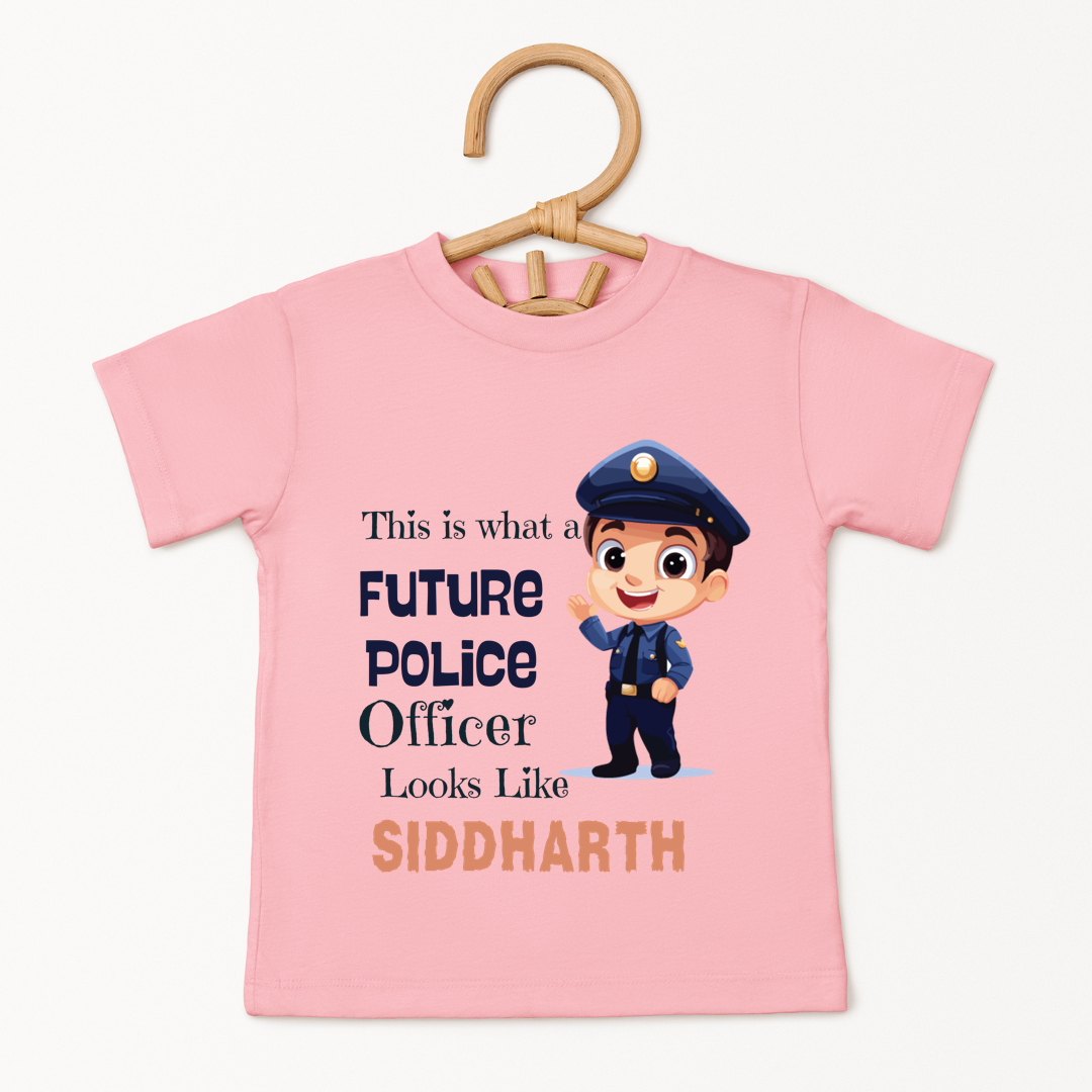 Future Police Officer - Custom Kids Tee