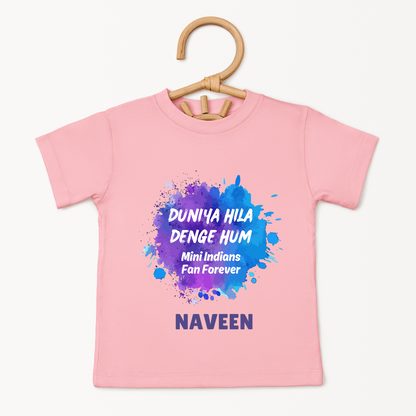 Mini Mumbai Indians Fan - Custom Kids Tshirt