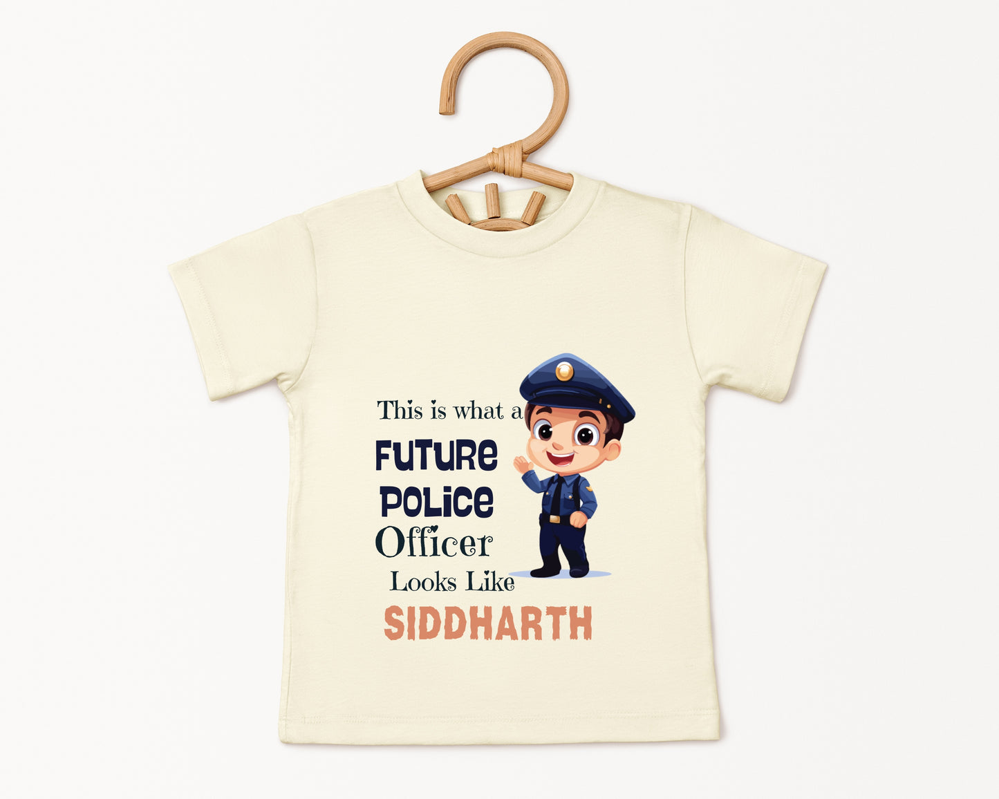 Future Police Officer - Custom Kids Tee