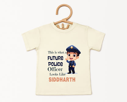 Future Police Officer - Custom Kids Tee
