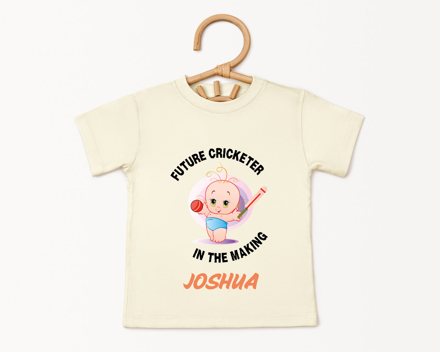Future Cricketer In The Making - Custom Kids Tee