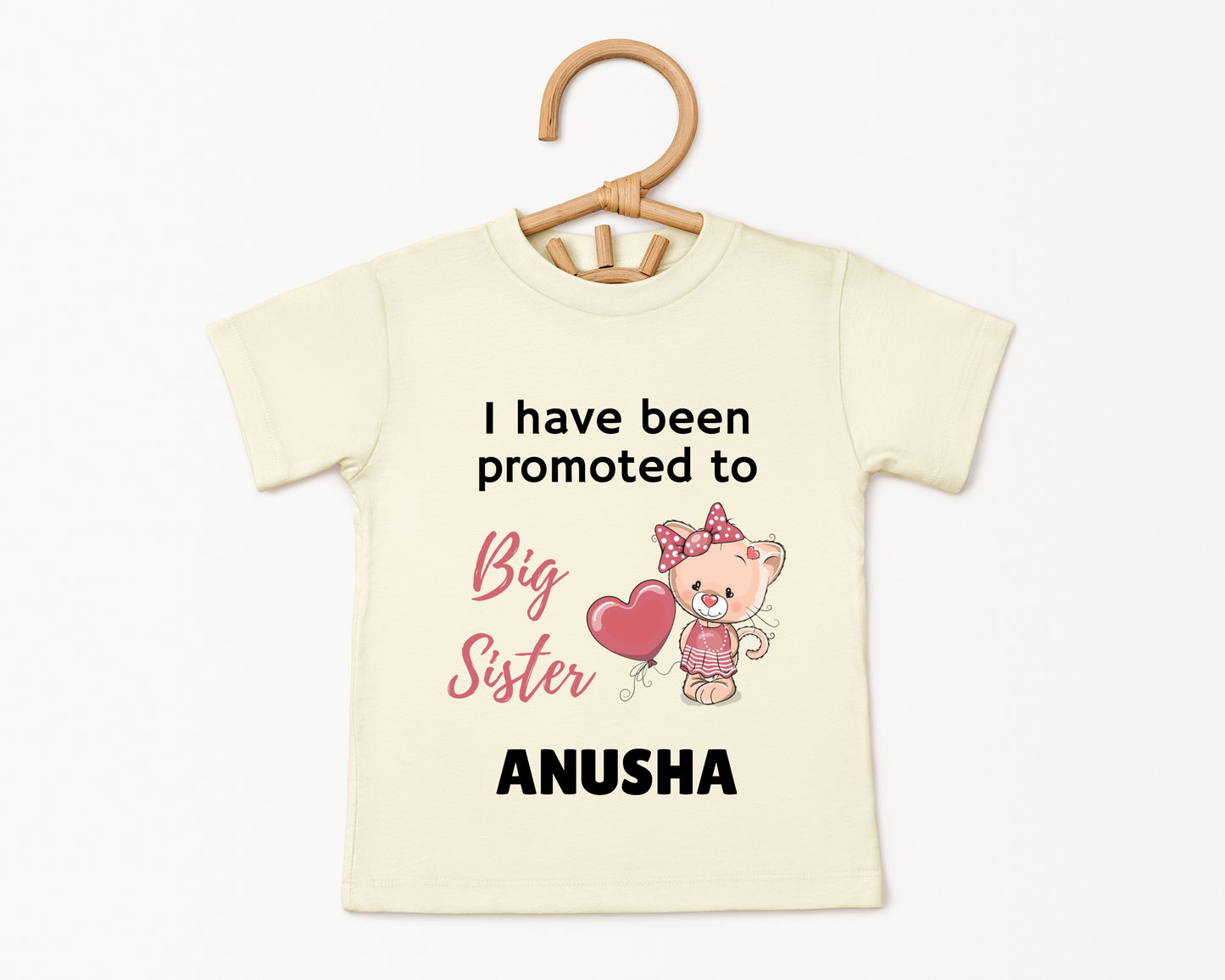 Promoted To Big SIster - Custom Kids Tee