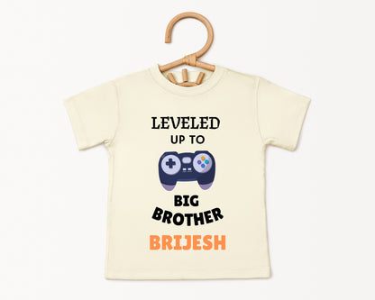 Levelled Upto Big Brother - Custom Kids Tee