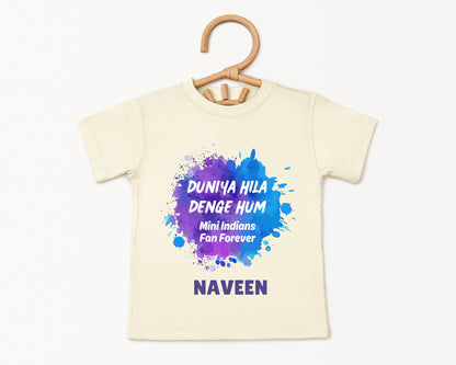 Mini Mumbai Indians Fan - Custom Kids Tshirt
