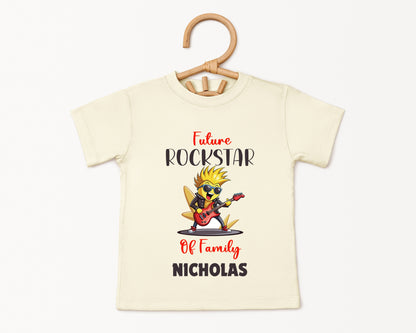 Rockstar Of Family - Custom Kids Tee