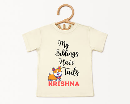 My Siblings Have Tails - Custom Kids Tee