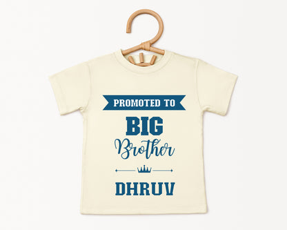 Promoted To Big Brother - Custom Kids Tee
