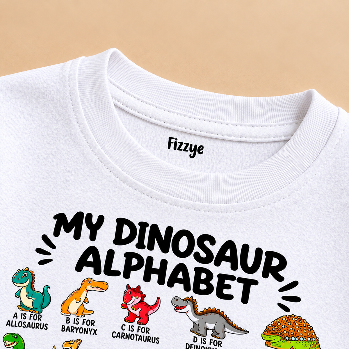 My Dinosaur Alphabet - Kids Tshirt