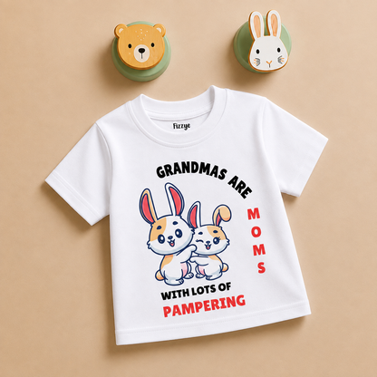 Grandma's Are Moms With Lot Of Pampering - Kids Tee