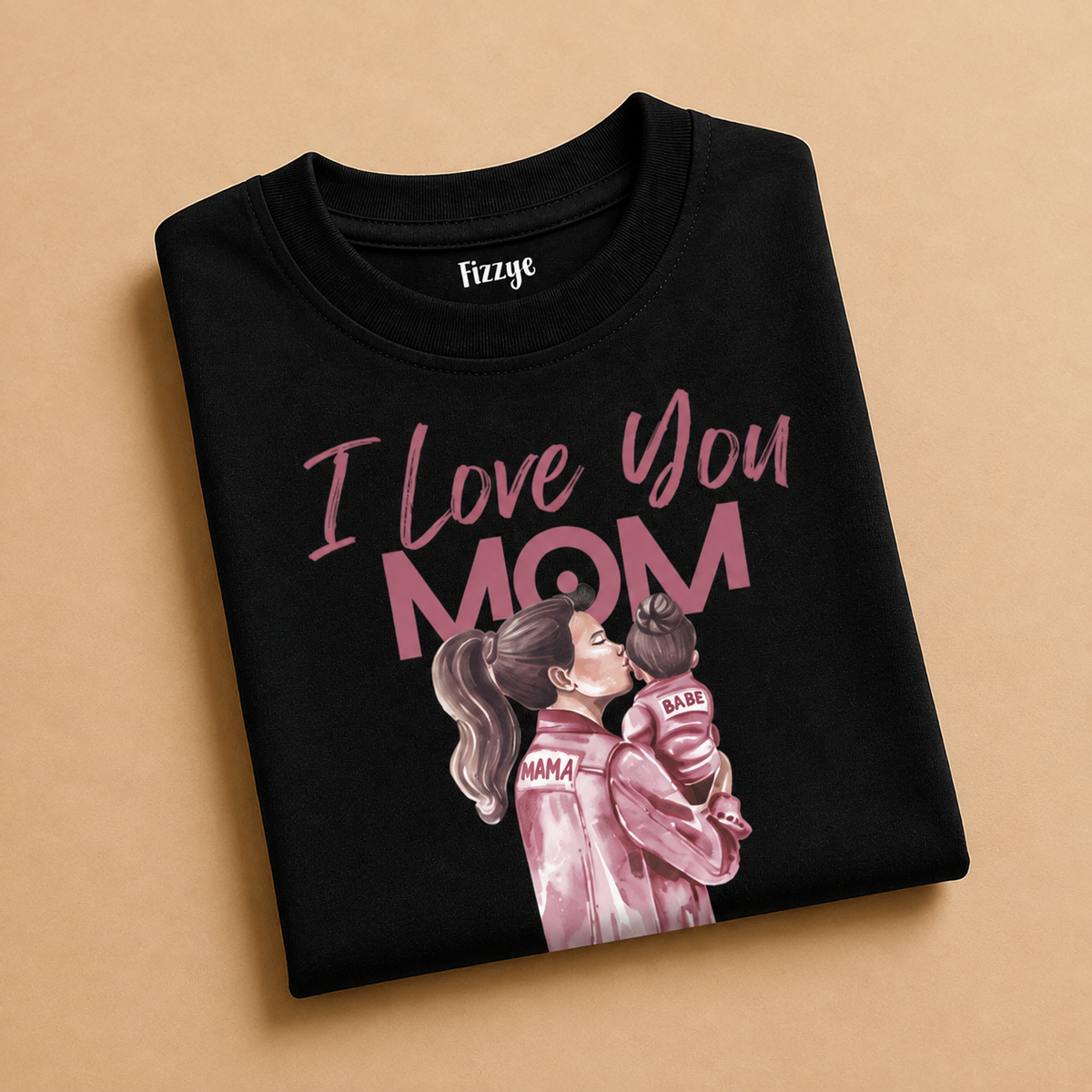I Love You Mom - Kids Tshirt