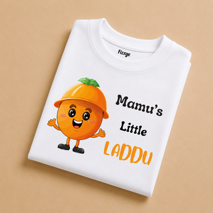 Mamu's Little Laddoo - Kids Tshirt
