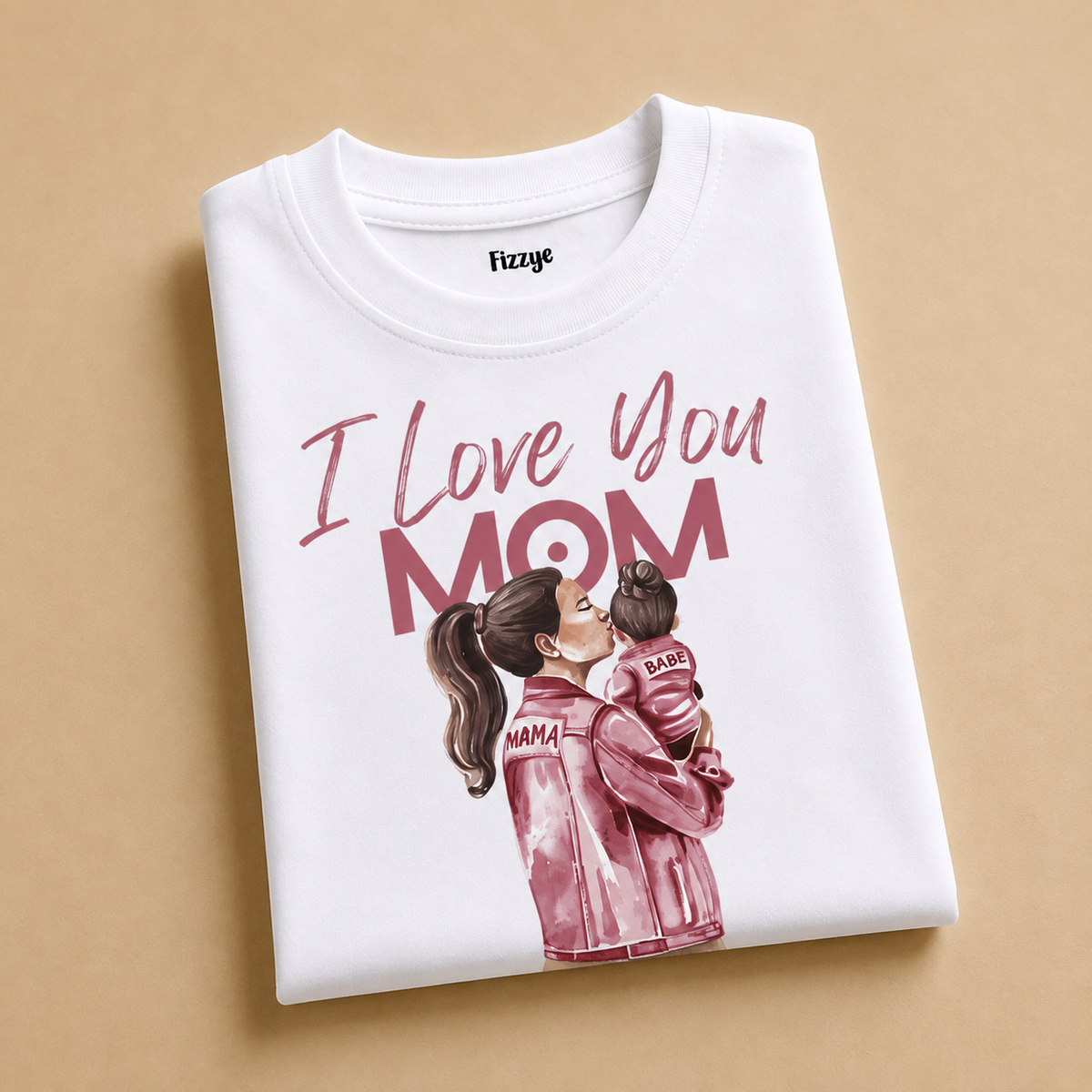 I Love You Mom - Kids Tshirt